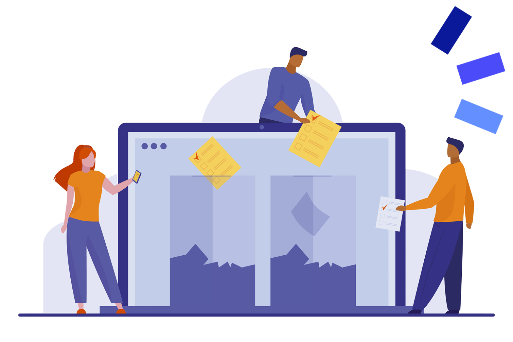 Bank App main screen